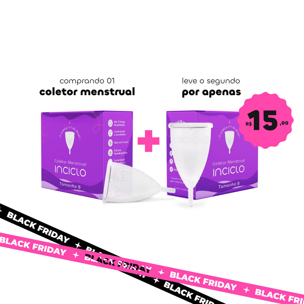 Coletor Menstrual + LEVE O SEGUNDO POR APENAS R$ 15,00 🔥🏷️