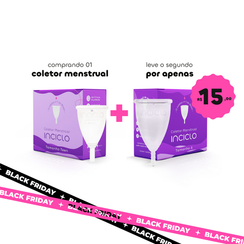 Coletor Menstrual + LEVE O SEGUNDO POR APENAS R$ 15,00 🔥🏷️