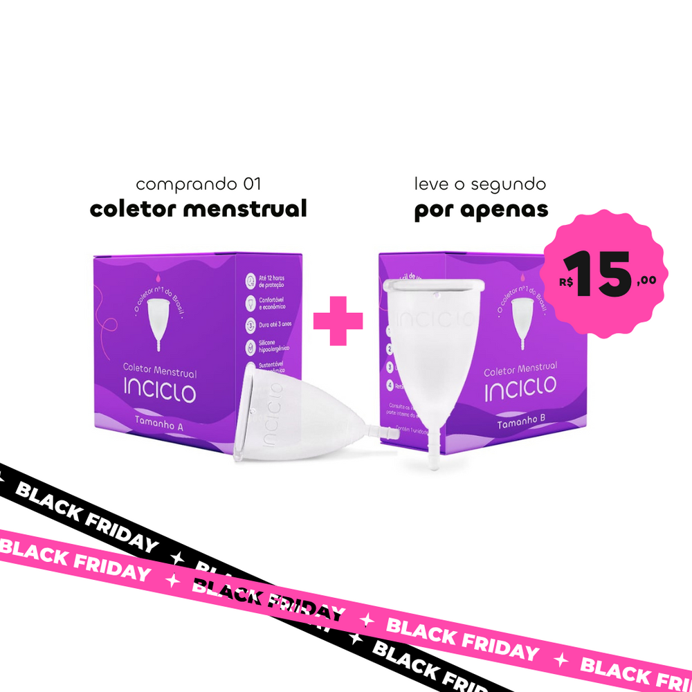 Coletor Menstrual + LEVE O SEGUNDO POR APENAS R$ 15,00 🔥🏷️