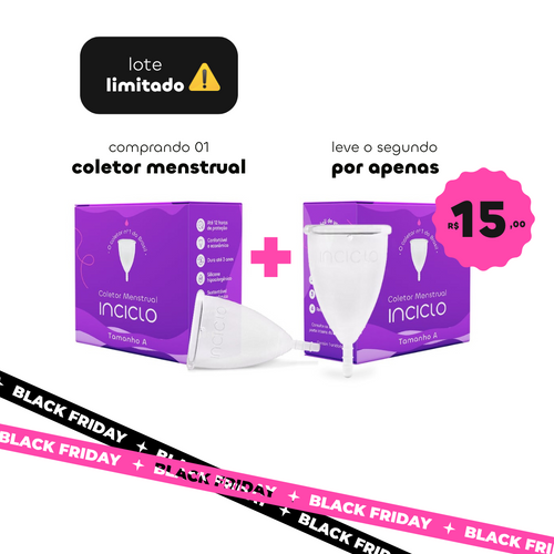 Coletor Menstrual + LEVE O SEGUNDO POR APENAS R$ 15,00 🔥🏷️