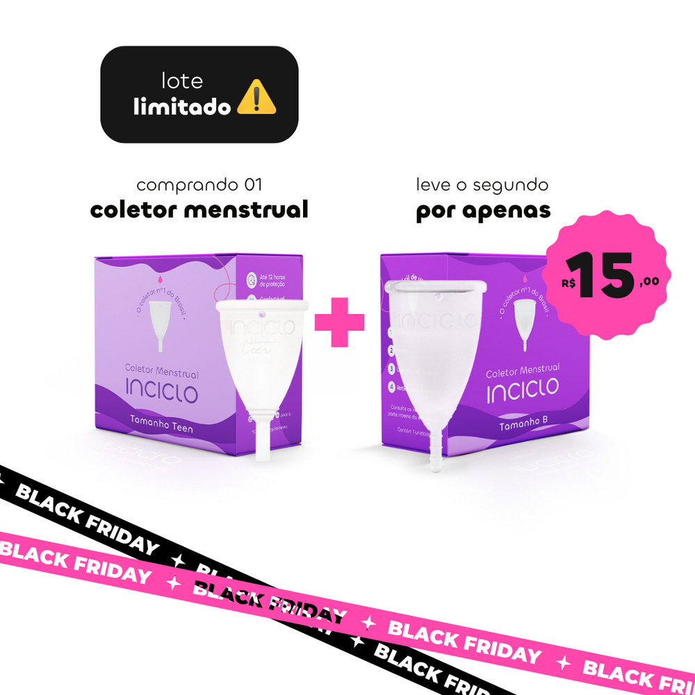 Coletor Menstrual + LEVE O SEGUNDO POR APENAS R$ 15,00 🔥🏷️