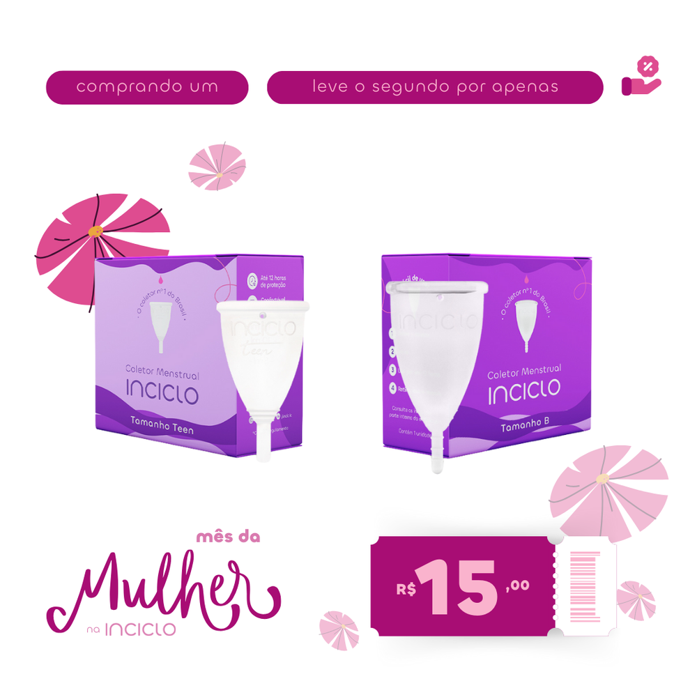 Coletor Menstrual Inciclo | Promo Mês da Mulher🌺 - Loja Inciclo